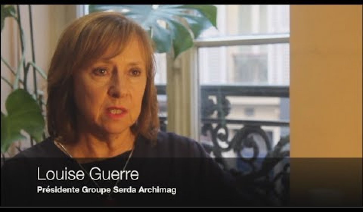 Embedded thumbnail for Technolex 2017 | Interview Louise GUERRE | Présidente du Groupe Serda Archimag
