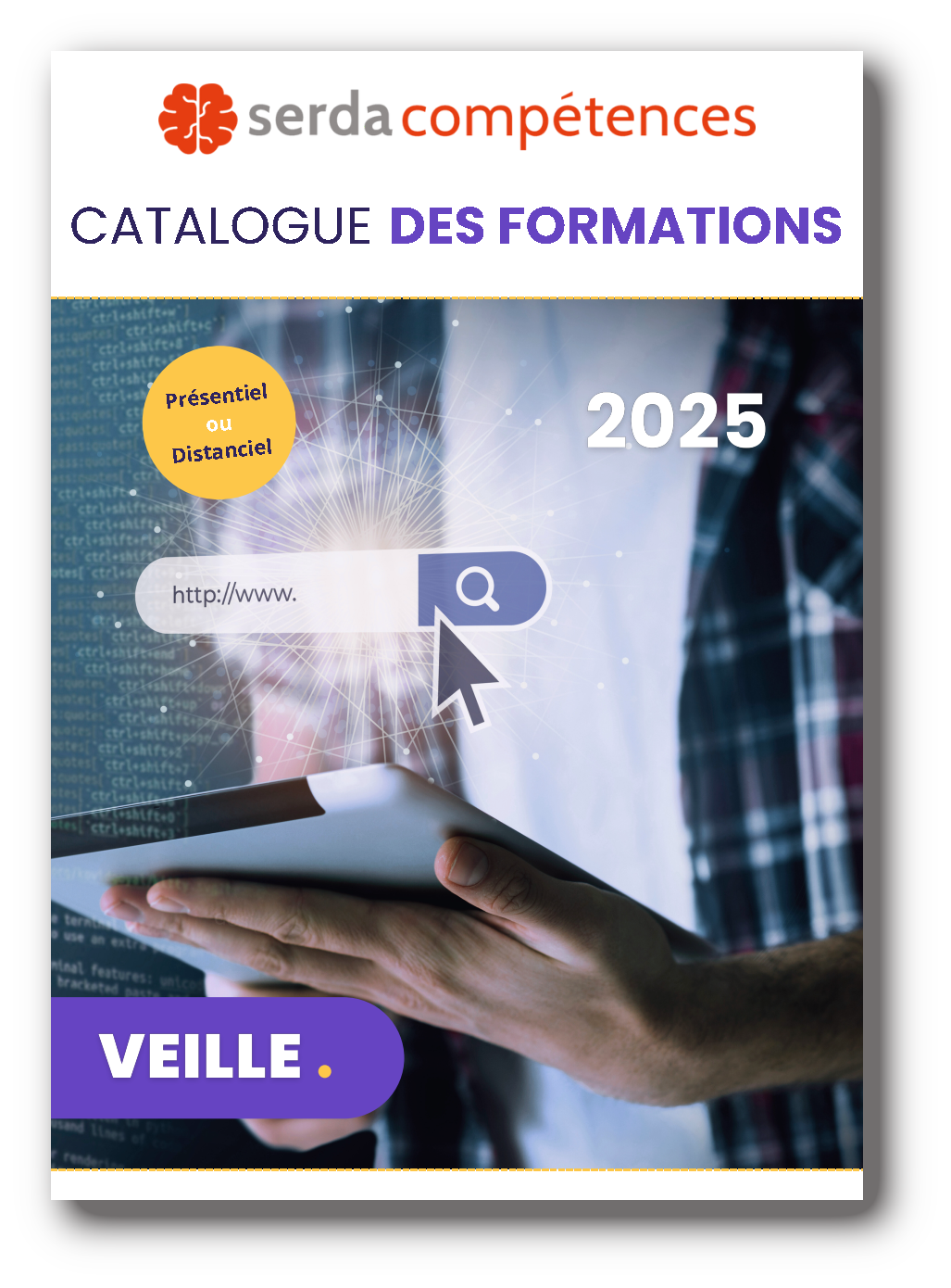 Couverture Serda_Comptétences_Catalogue_Thématique_Veille_2025