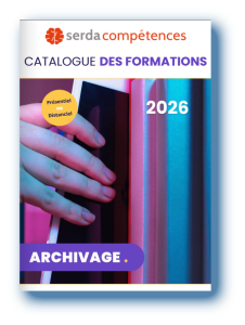 Serda compétences catalogue Archivage 2026