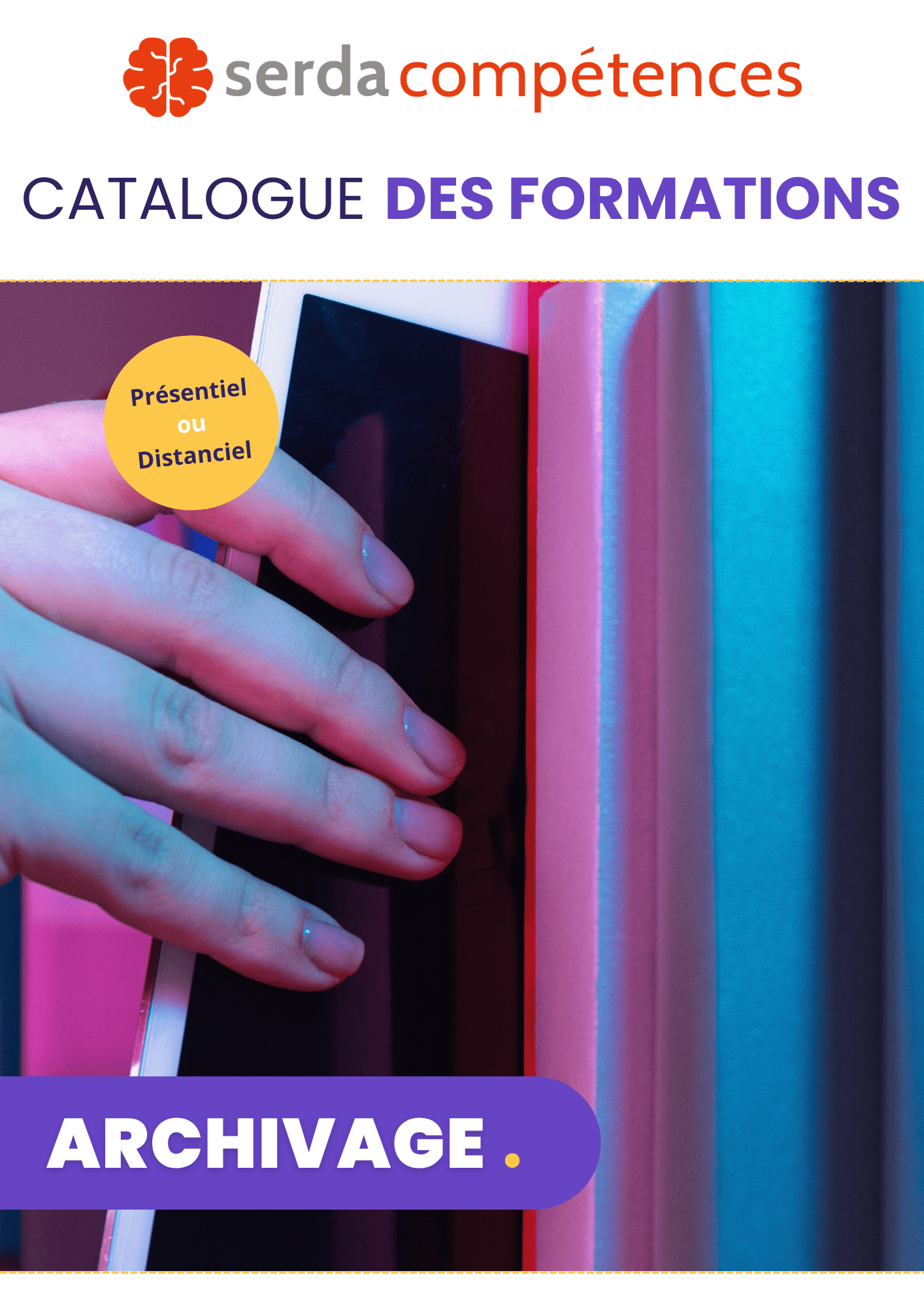 Serda compétences catalogue Archivage 2026